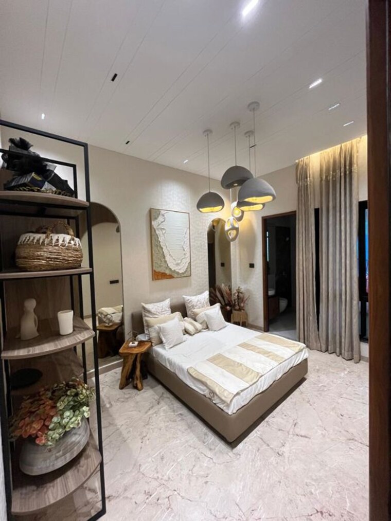 Bedroom, aishwaryam-f-premium 3 Bedroom 1023 Sq.Ft. Apartment In Tathawade Pune 10575866