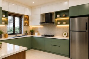 Kitchen in 4 BHK Villa at Kolenchery – for Sale