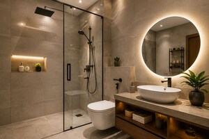 Bathroom in 4 BHK Villa at Kolenchery – for Sale
