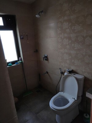 Bathroom in 3 BHK Apartment at Taleigao – for Rent