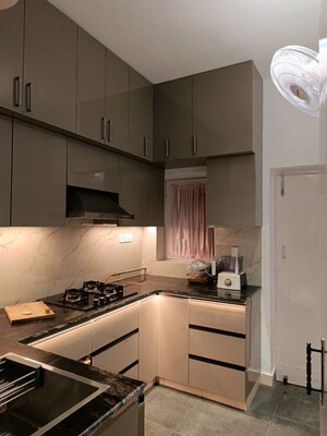 Kitchen in 2 BHK Builder Floor at Vasant Vihar – for Rent