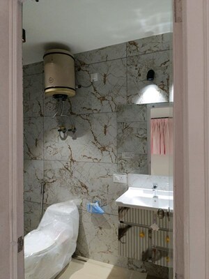 Bathroom in 2 BHK Builder Floor at Vasant Vihar – for Rent