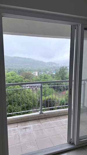Balcony in 1.5 BHK Apartment at Godrej Emerald, Ghodbunder Road – for Rent