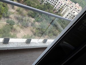 Balcony in 2 BHK Apartment at Puranik Hometown, Ghodbunder Road – for Rent