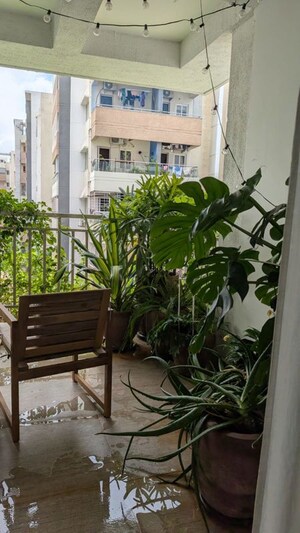 Balcony in 3 BHK Apartment at SVC Tree Walk, Kondapur – for Rent
