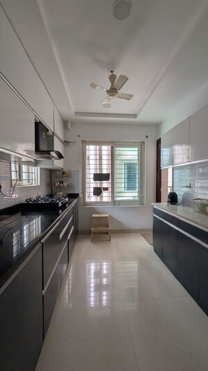 Kitchen in 3 BHK Apartment at SVC Tree Walk, Kondapur – for Rent