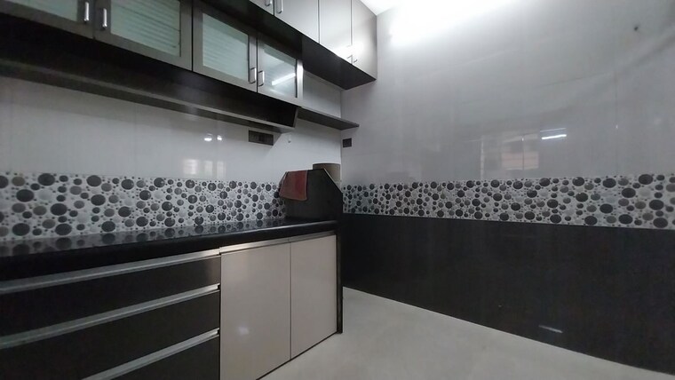 Kitchen, tricity-pristine 3 Bedroom 1500 Sq.Ft. Apartment In Kharghar Navi Mumbai 10575966