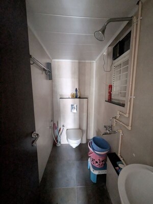 Bathroom in 1 BHK Apartment at Mahindra Antheia, Pimpri – for Rent