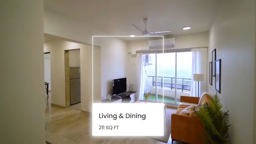 2 BHK 800 Sq.Ft. Apartment in Shrishti Synchronicity