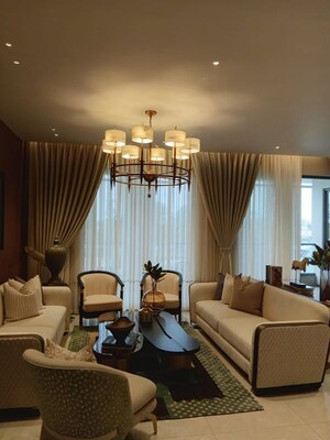 Living Room in 3 BHK Apartment at Dhakoli – for Sale