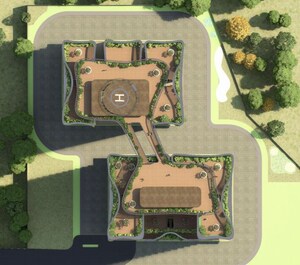 Floor Plan in 4 BHK Apartment at Kokapet – for Sale