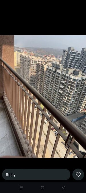 Balcony in 1 BHK Apartment at JSB Nakshatra Veda, Vasai East – for Rent
