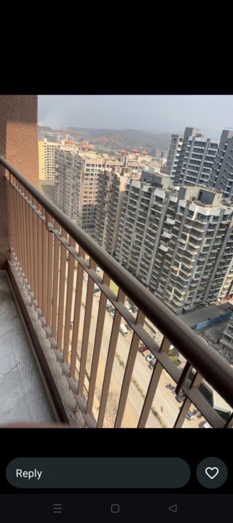 Balcony, jsb-nakshatra-veda 1 Bedroom 645 Sq.Ft. Apartment In Vasai East Palghar 10576193
