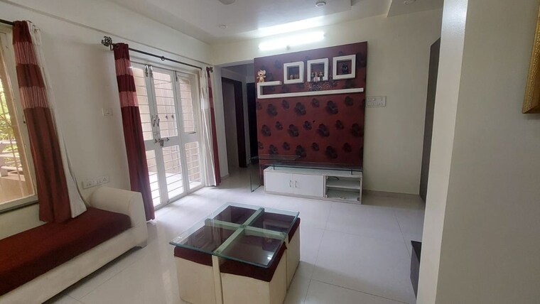Living Room, sai-capital 2 Bedroom 850 Sq.Ft. Apartment In Pimple Saudagar Pune 10576198
