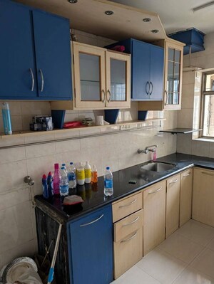 Kitchen in 3 BHK Apartment at Sector 16a Sanpada – for Rent