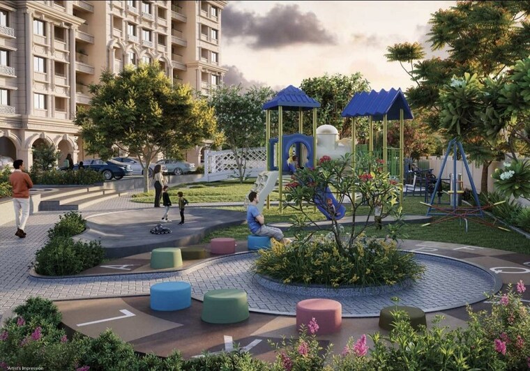 Garden, arihant-avanti 1 Bedroom 590 Sq.Ft. Apartment In Shilphata Thane 10576235