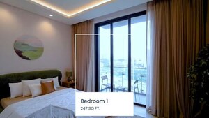 Bedroom in 3 BHK Apartment at Forum Serendipity, Bandra Kurla Complex – for Sale