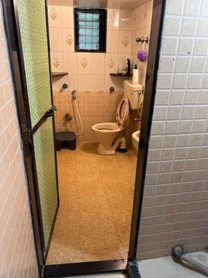 Bathroom in 1 BHK Apartment at Liberty CHS, Vashi Sector 17 – for Rent
