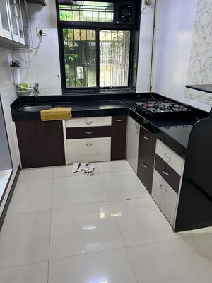 Kitchen in 1 BHK Apartment at Liberty CHS, Vashi Sector 17 – for Rent