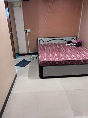 Bedroom in 1 BHK Apartment at Liberty CHS, Vashi Sector 17 – for Rent