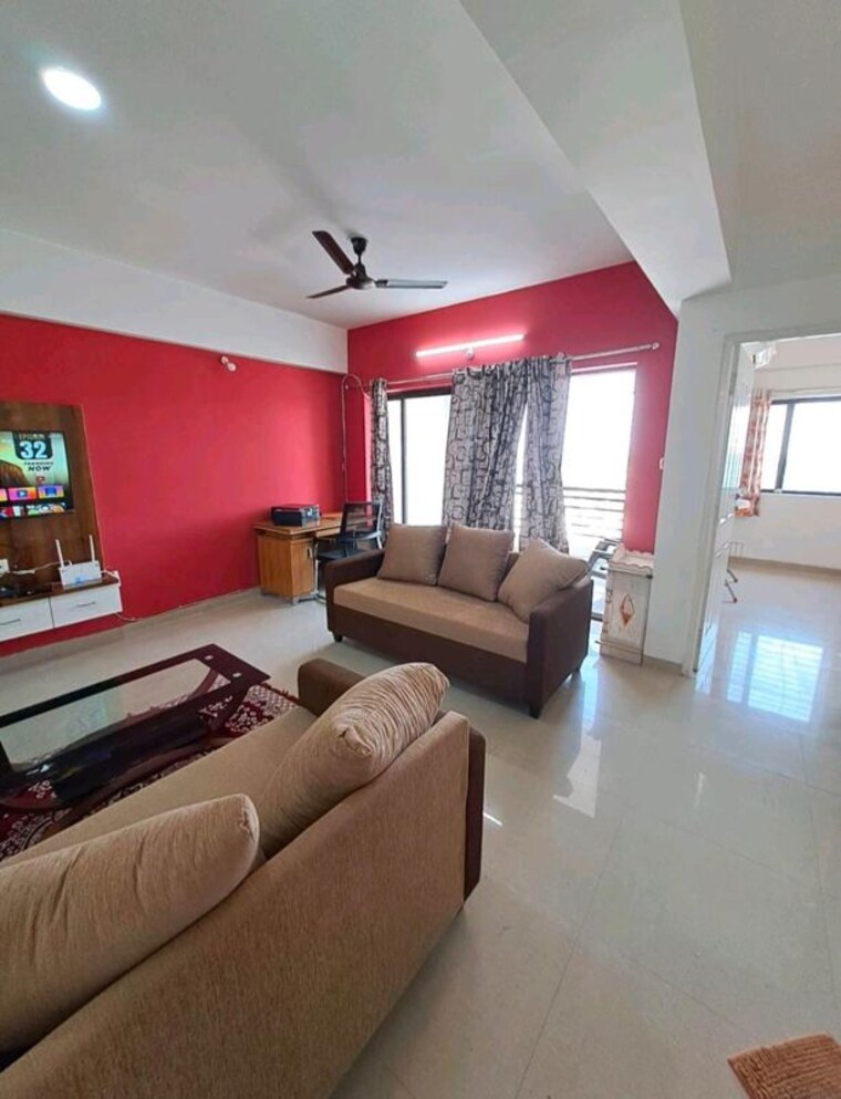 Living Room, nipania 2 Bedroom 1200 Sq.Ft. Apartment In Nipania Indore 10576253