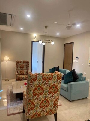 Living Room in 3 BHK Apartment at Carter Apartments, Bandra West – for Rent