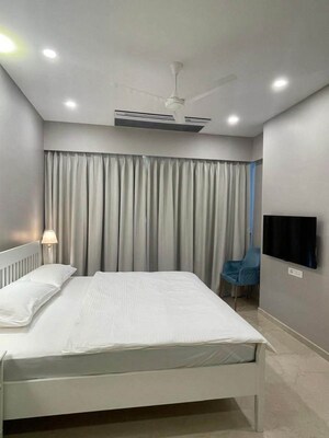 Bedroom in 3 BHK Apartment at Carter Apartments, Bandra West – for Rent