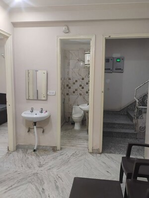 Bathroom in 1 BHK Builder Floor at Greenwood City, Sector 40 – for Rent