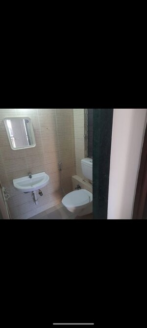 Bathroom in 1 BHK Apartment at DB Orchid Ozone, Dahisar East – for Rent