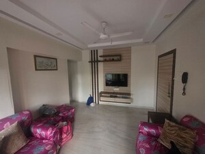 Living Room in 1 BHK Apartment at Juhu – for Rent