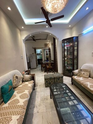 Living Room in 2 BHK Builder Floor at Kalkaji – for Rent