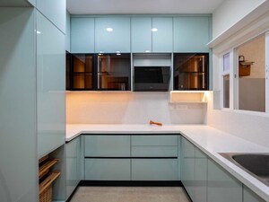 Kitchen in  Apartment at Prestige Beverly Hills, Kokapet – for Rent