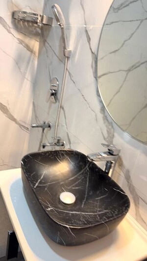 Bathroom in 3 BHK Builder Floor at Saket – for Rent