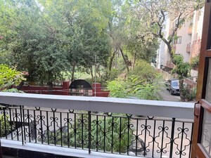 Balcony in 3 BHK Builder Floor at Saket – for Rent