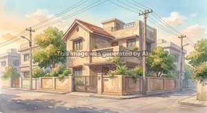  Independent House – Exterior View View at Kadugondanahalli - for Sale