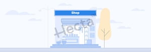  Shop – Exterior View View at Indrapuram - for Sale