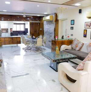 Living Room in 4 BHK Apartment at Prabhadevi CHS, Prabhadevi – for Sale