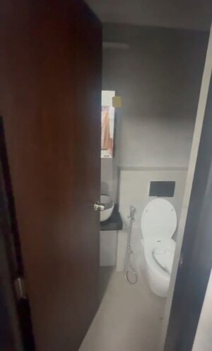 Bathroom in 1 BHK Apartment at Raymond Ten X Habitat, Pokhran Road No Two – for Rent