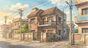  Independent House – Exterior View View at Delta City - for Sale