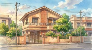 Independent House – Exterior View View at Okha - for Sale