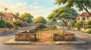 Land – Garden View at Dollars Colony - for Sale
