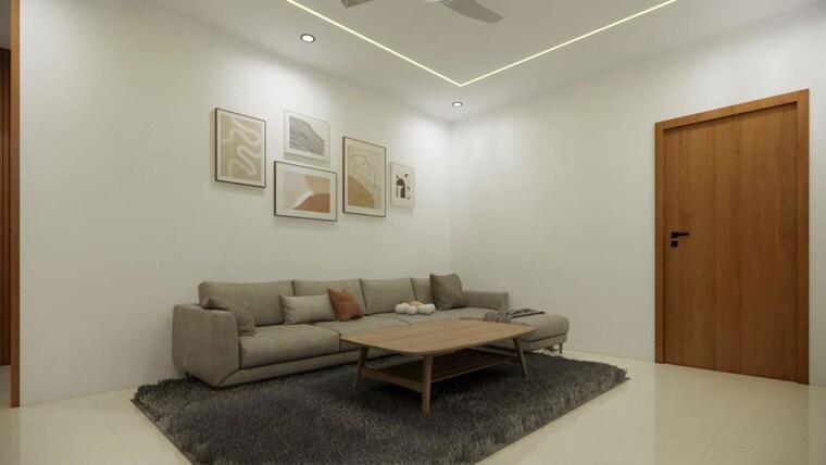 Living Room, mourya-marvel 3 Bedroom 1817 Sq.Ft. Apartment In Gachibowli Hyderabad 10576727