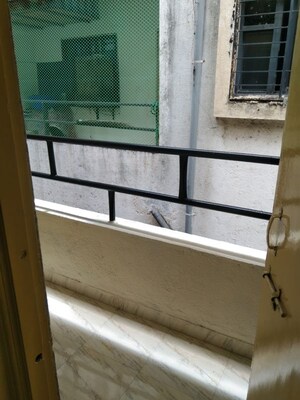 Balcony in 1 BHK Builder Floor at Sai Ganesh Dham, Narhe – for Rent
