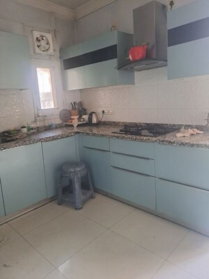 Kitchen in 3.5 BHK Apartment at Panchsheel Enclave – for Rent