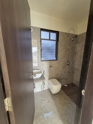 Bathroom in 3 BHK Apartment at Mantra Moments, Moshi – for Rent