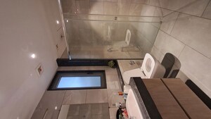 Bathroom in 3.5 BHK Apartment at Rustomjee Crown, Prabhadevi – for Rent
