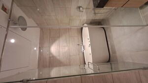 Bathroom in 3.5 BHK Apartment at Rustomjee Crown, Prabhadevi – for Rent
