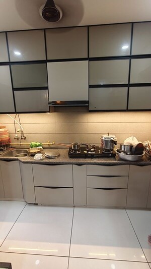 Kitchen in 3 BHK Apartment at Naranpura – for Rent