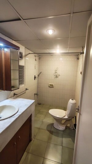 Bathroom in 4 BHK Apartment at Aqua Forte, Halasuru – for Rent