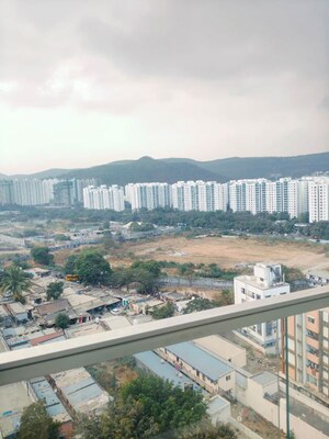 Balcony in 1 BHK Apartment at Kumar Megapolis Springs, Hinjewadi – for Rent